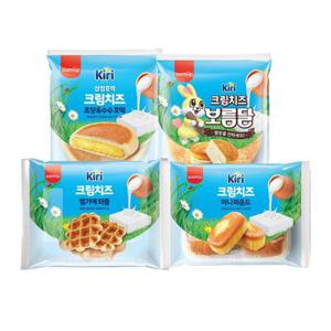 끼리(kiri)크림치즈 콜라보 8봉(초당호떡/벨기에와플/보름달/파운드)