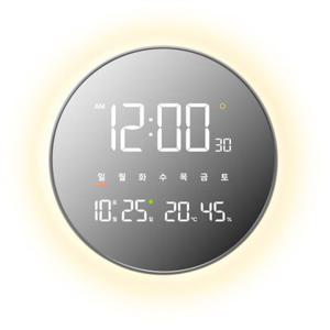 OWC 이클립스 WIFI 스마트 무드등 LED 시계, 30cm, OWD-1014wifi