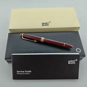 몽블랑 Montblanc [세금포함] [정품] New Meisterstuck 클래스ique 럭셔리 Red 롤러b모든 Pen 163 box 일본 만년필 저가만년필