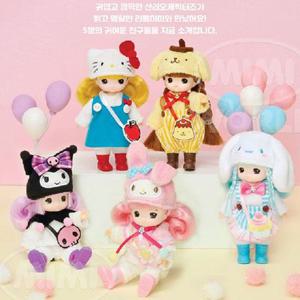 산리오캐릭터즈 리틀미미 포차코 쿠로미 시나모롤 마이멜로디 헬로키티 폼폼푸린 중 택 1