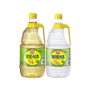 [APP전용] 오뚜기 양조/화이트식초 1.8L 3개+3개 골라담기 (총 6개)