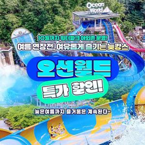 (미드썸머/레이트썸머/미드어텀) 비발디파크 오션월드 특가
