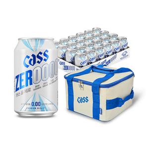 (쿨러백) 카스 올제로 0.00 330ml X 24캔 논알콜 탄산음료