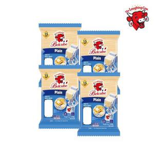 [세모포션치즈 8P 증정] 래핑카우 벨큐브 치즈 15큐브 78g 4팩