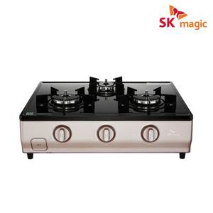 SK매직 3구 가스레인지 5단 미세화력 GRA-CM300R