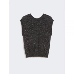 막스마라 세이블 피니시 캐시미어 코트 차콜 그레이 6356035206005