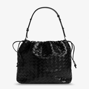 [N85]보테가 베네타 836020 남성 토트백 서류가방 크로스백 BOTTEGA VENETA Bucket Intrecciato Biblioteca leather shoulder b