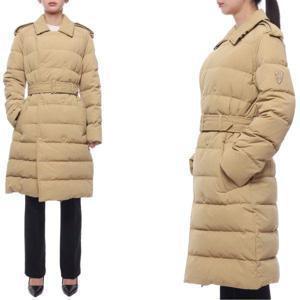 버버리 버버리 24FW 여성 더블 브레스트 퍼퍼 롱패딩 (8097986 FLAX SAND 24F) 271770 1261549