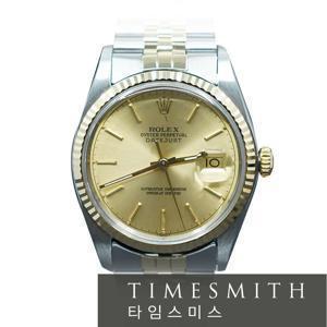 [중고] 롤렉스 데이트저스트 36 옐로우골드 콤비 샴페인 16013