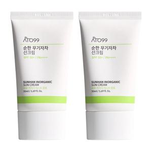 [1+1] 순한 비건 무기자차 선크림 50ml SPF50+ PA++++