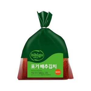 비비고 포기 배추김치 4kg x1개