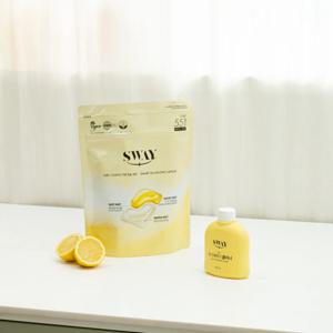 스웨이 식기세척기 올인원 액체캡슐세제 레몬향 55입 1개+내부 클리너 250mL