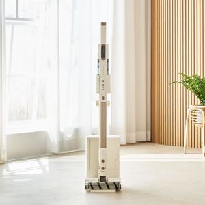 더 퀸 슬림 플러피 듀얼헤드 BLDC 클린스테이션 무선청소기 (자동먼지비움)