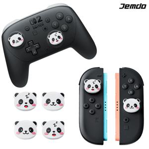 닌텐도 스위치2 조이콘 스틱커버 JEMDO 판다 4P세트 프로콘2 호환