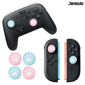 닌텐도 스위치2 조이콘 스틱커버 JEMDO 젤리냥 4P세트 프로콘2 호환