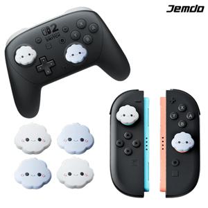닌텐도 스위치2 조이콘 스틱커버 JEMDO 구르미 4P세트 프로콘2 호환