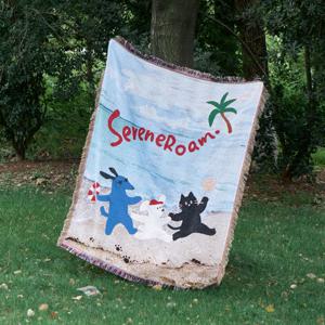 [해외] SOREMO 블랭킷 두꺼운 담요 소파 차박 패브릭포스터 150X130