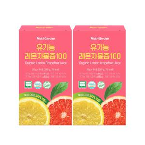 유기농 레몬 자몽즙 100 20gx14포 2박스