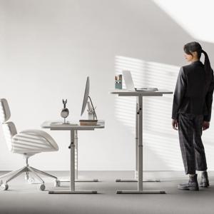 수동 모션데스크 높이조절 스탠드 데스크 조립식 책상