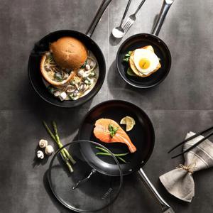 네카르 3중바닥 All스텐 논스틱코팅 IH 후라이팬 4종세트(28+28궁+20에그+뚜껑)