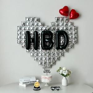 빅하트 HBD 풍선 오늘생일 안경 세트 생일파티용품