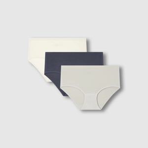 여 모달 노라인 힙허거 팬티 3P (3 colors)