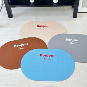 1+1 봉쥬르 빨아쓰는 물기흡수 규조토 발매트 4color