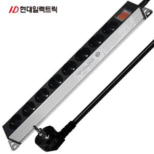 현대 서버탭 멀티탭 8구 알루미늄 누전차단