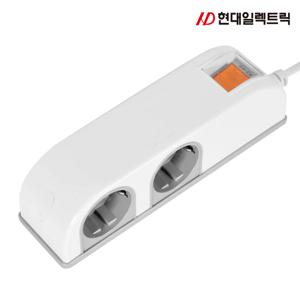 현대 방수방진 멀티탭 가정용 사무용 주방 16A KC인증