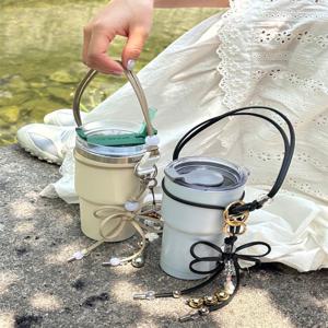 가죽 매듭 텀블러백 Leather Maedeup Tumbler Bag