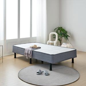 미코퍼니처 봉합 단면 매트리스 침대 (10cm발통화이트) S/SS/D/Q