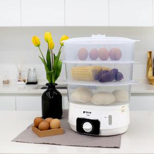 허브 3단 투명트레이 멀티찜기 KA-3450NK