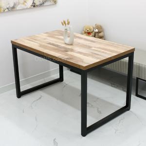 튼튼한 철제 프레임 1100 x 700 업소용 LPM 상판 한식 부페 밥집 4인용 식탁