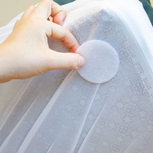 러그 침대패드 고정찍찍이 원형 테이프 20세트