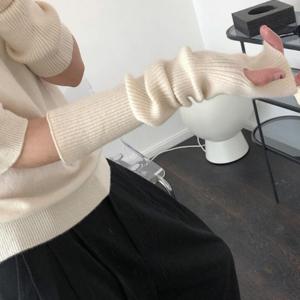 캐시미어 암워머 팔토시 무지 니트 핸드워머 4color