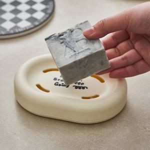 모던심플 레터링 물빠짐 비누받침대 비누곽 1P