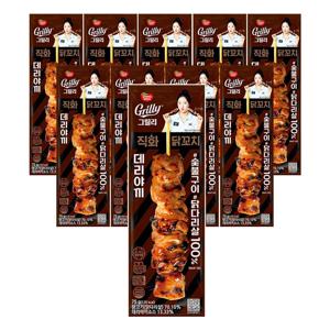 그릴리 직화닭꼬치 2종 75g*10개 (데리야끼/볼케이노)