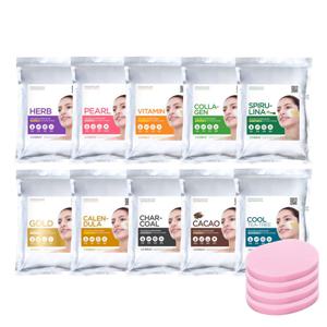 린제이 프리미엄 모델링팩 1kg+클렌징해면x4개 홈에스테틱 세트