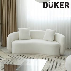DK295 화이트 부클레 3인 소파