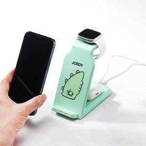 죠르디 3in1 아이폰 워치 에어팟 무선 고속충전 거치대