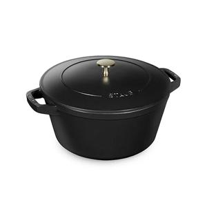 [리퍼] 원형 스태커블 꼬꼬떼 24cm 블랙 ST45092423-B