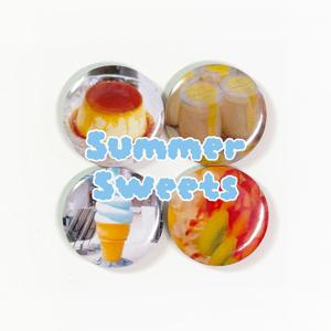 여행 풍경 핀버튼 마그넷 4P SET 1+1할인 귀여운 캔뱃지 자석 세트