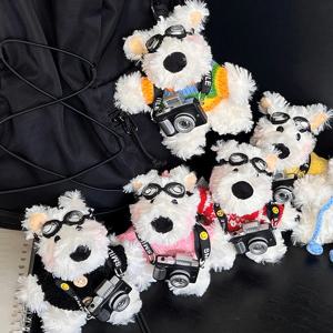 귀여운 포토 강아지 인형 키링 열쇠고리 가방고리 (랜덤발송)