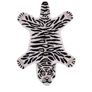 핸드메이드 동물 러그 홈 인테리어 유니크 아이방 아이템 귀여운 백호 호랑이