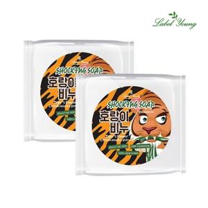 [1+1]쇼킹솝 카밍버전(호랑이비누) 100g 속건조/피부진정/천연비누