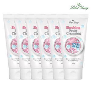 [3+3]쇼킹폼클렌징 100ml 쫀쫀한거품 데일리 딥클렌징/세안후 수분감듬뿍