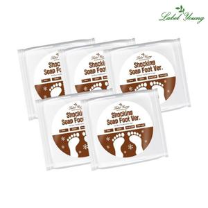 발땀+발냄새+발각질제거 쇼킹솝 풋버전(발꼬락비누) 5개