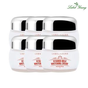 [3+3]쇼킹비타민우유미백크림 55g 톤업+기미+주근깨 완화 비타밀크토닝