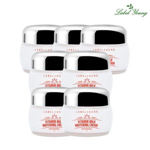 [6+1]쇼킹비타민우유미백크림 55g 톤업+기미+주근깨 완화 비타밀크토닝