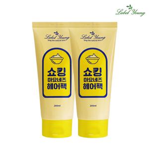 [1+1]쇼킹헤어팩 200ml 미용실 단백질 트리트먼트 클리닉 푸석모발 윤기케어